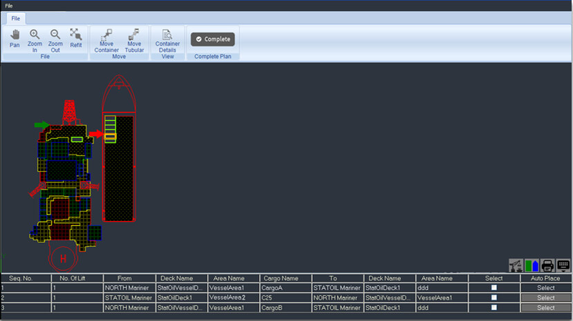 Deck Management Software (DMS) identifies & coordinates real time deck space utilisation in offshore installations and supply boats for safe and efficient movement of material in Oil & gas logistics management. Automate lift management